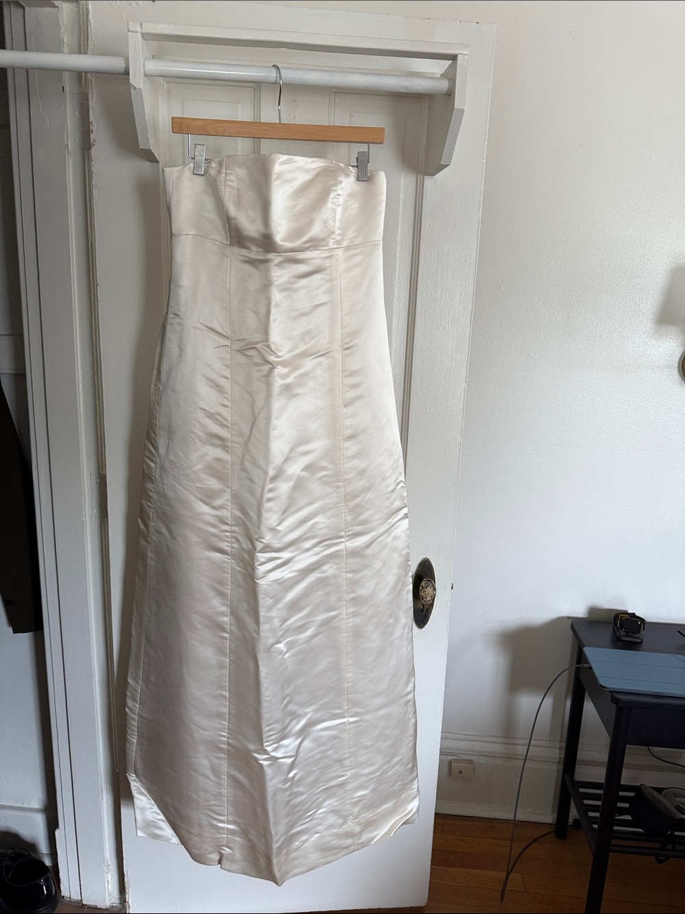 J Crew Vivian Ivory Silk Satin Strapless Wedding Dress NWT size 10